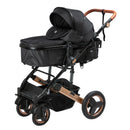 Coche cuna moisés de lujo ROMÁN- EB 163 NEGRO EBABY