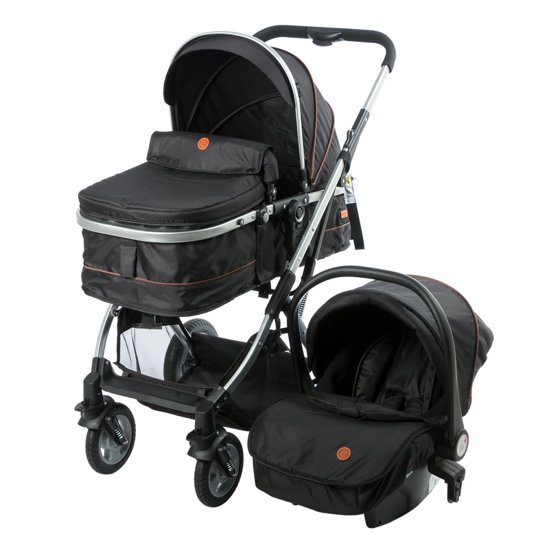 COCHE TRAVEL SYSTEM RONDA PLUS EB132 NEGRO EBABY