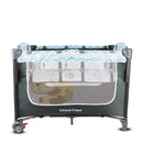 CUNA CORRAL SLEEP NZ006 3 EN 1: COLECHO, CUNA Y CORRAL PARA BEBÉS DE 0 A 3 AÑOS- AZUL