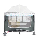 CUNA CORRAL SLEEP NZ006 3 EN 1: COLECHO, CUNA Y CORRAL PARA BEBÉS DE 0 A 3 AÑOS- AZUL