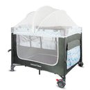 CUNA CORRAL SLEEP NZ006 3 EN 1: COLECHO, CUNA Y CORRAL PARA BEBÉS DE 0 A 3 AÑOS- AZUL