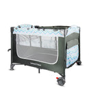 CUNA CORRAL SLEEP NZ006 3 EN 1: COLECHO, CUNA Y CORRAL PARA BEBÉS DE 0 A 3 AÑOS- AZUL