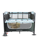 CUNA CORRAL SLEEP NZ006 3 EN 1: COLECHO, CUNA Y CORRAL PARA BEBÉS DE 0 A 3 AÑOS- AZUL