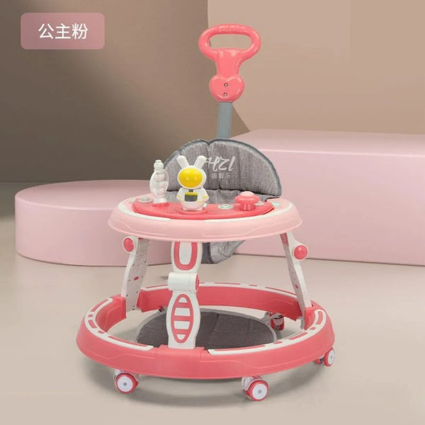 CAMINADOR PARA BEBÉ CON GUÍA Y-W763P MUNBE GRIS ROSADO