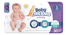 PAÑALES ULTRATRIM BABY DREAMS ETAPA 1 X30 UND