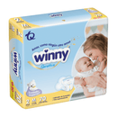 PAÑALES WINNY SENSITIVE ETAPA 2 X70 UND + TOALLITAS HÚMEDAS X20 UND