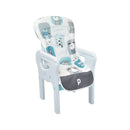 SILLA COMEDOR PARA BEBÉ 3 EN 1 CON DISEÑO DE ANIMALITOS PCM-10 PRIORI AZUL