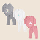 CONJUNTO BEBE NIÑA MLPL 10772 FOR BABY