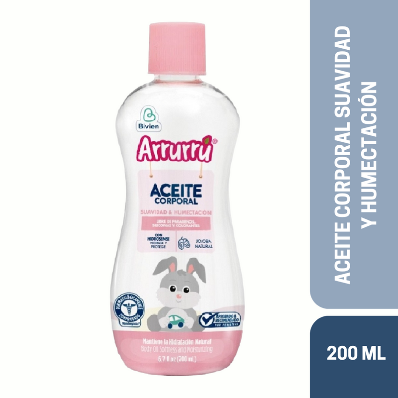 ACEITE SUAVIDAD Y HUMECTACIÓN X200ML AAB163 ARRURRU