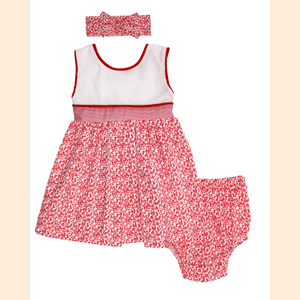 VESTIDO BEBE NIÑA 10678 FOR BABY