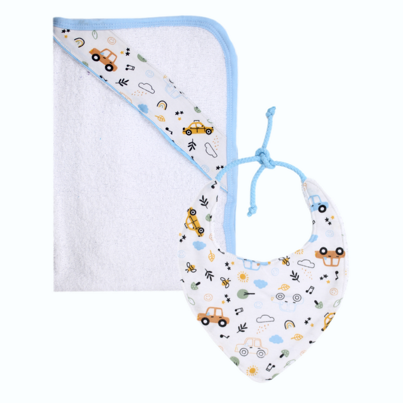 TOALLA ECO FRANELA + BABERO TE31 ISOF