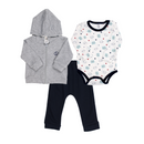 CONJUNTO 3 PZS BEBE NIÑO 10695 FOR BABY