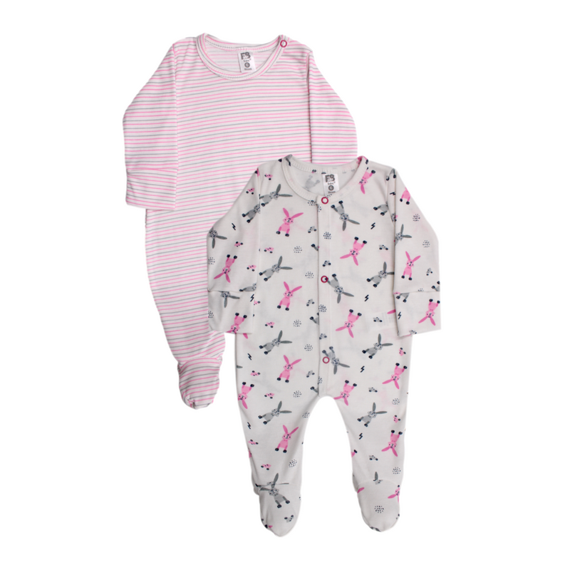 PIJAMA BEBE NIÑA X2 10746 FOR BABY