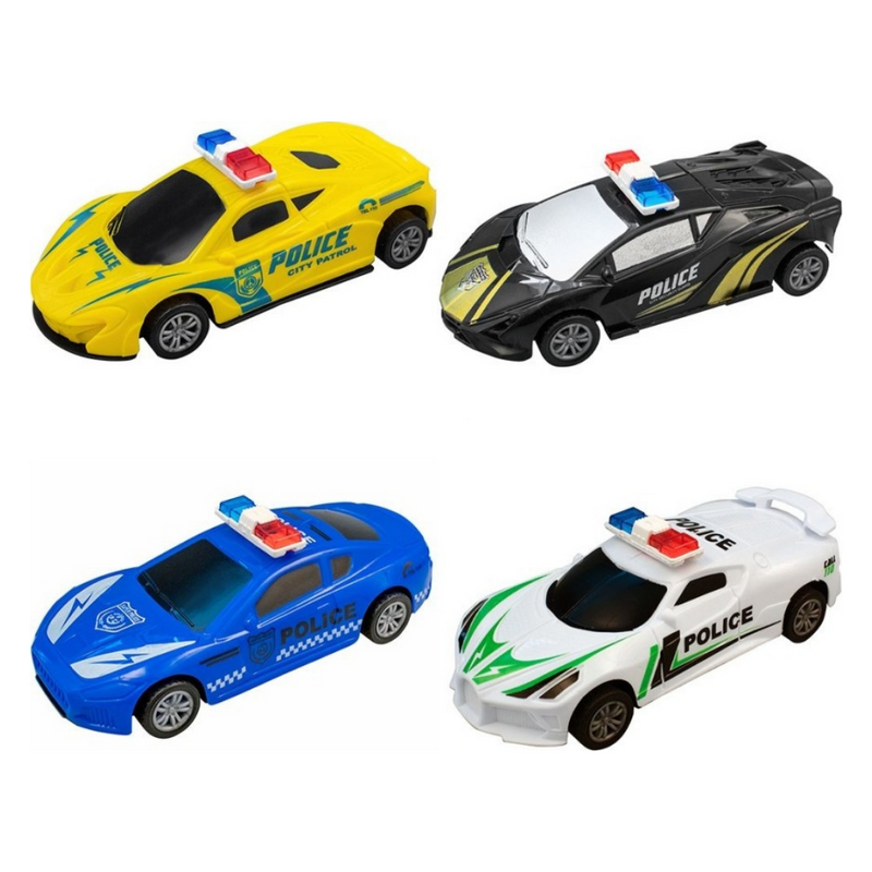 Peluche Auto De Policia Juguete Diecast Carro De Policia Juguete