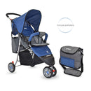 COCHE JOGGER + PAÑALERA MLN PRIORI AZUL