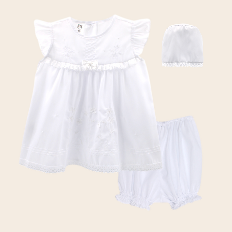VESTIDO BAUTIZO BEBE 50078 FOR BABY