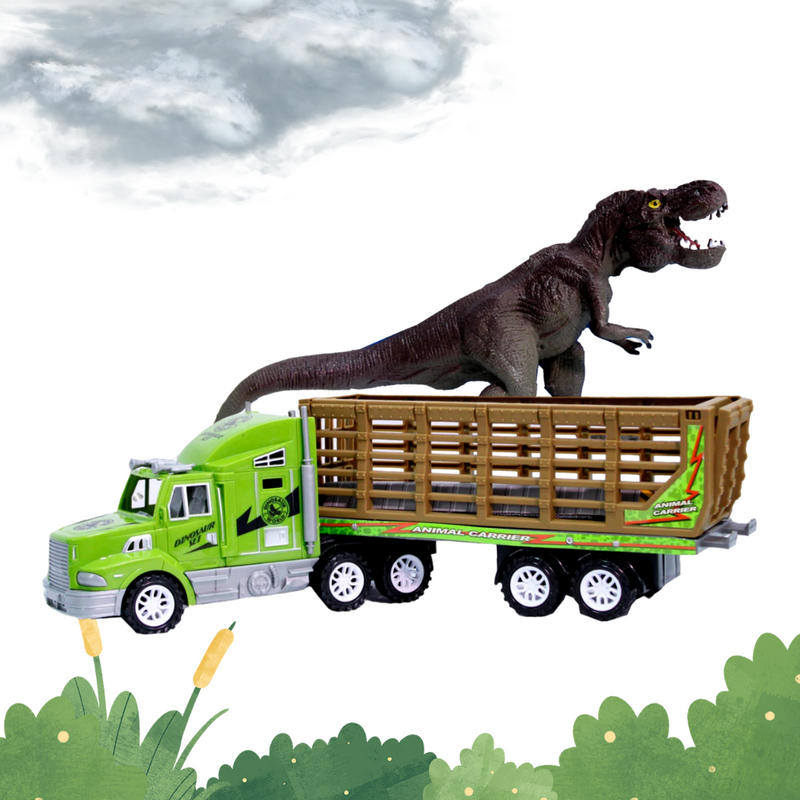 CAMION NIÑERA DINOSAURIO 9136 MM