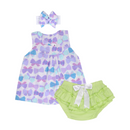 VESTIDO + BALACA BEBE NIÑA 23055 BABY DANTS