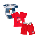 CONJUNTO 3 PZS BEBE NIÑO 10698 FOR BABY