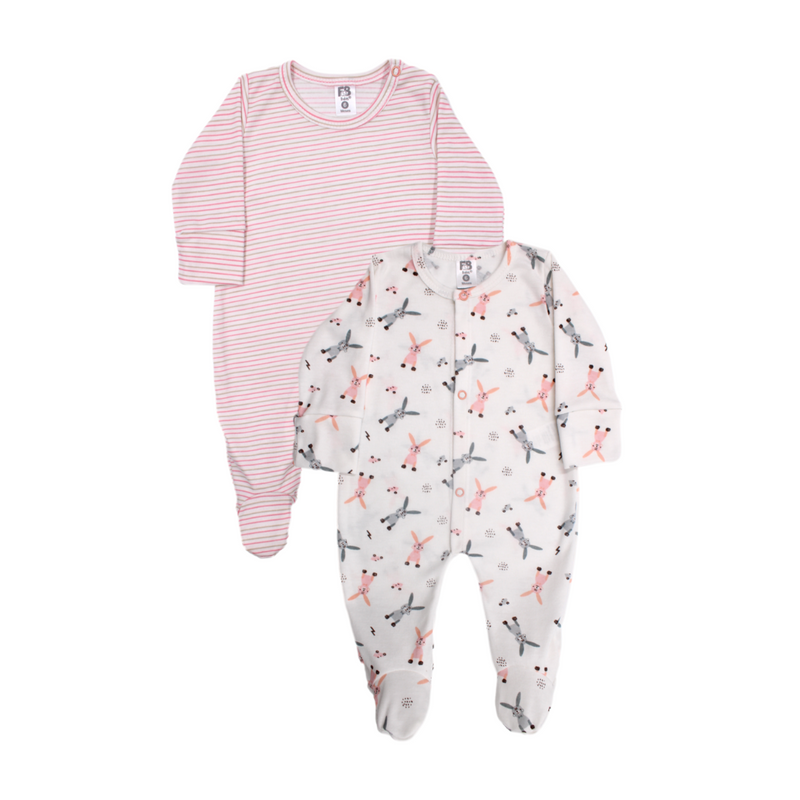 PIJAMA BEBE NIÑA X2 10746 FOR BABY