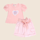 CONJUNTO SHORT BEBE NIÑA 50091 FOR BABY