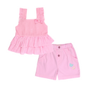 CONJUNTO SHORT BEBE NIÑA 50019 FOR BABY