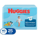 PAÑALES HUGGIES XTRA-PROTECT ETAPA 5 X25 UND