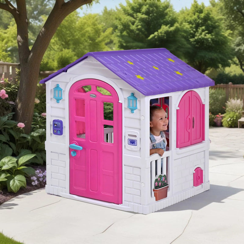 PREVENTA: Casita Infantil PRIN4080 2 en 1 para Niñas PRIN4080Playhouse y Supermercado Prinsel