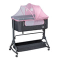 Cuna Colecho Mecedora DREMO – EB759 rosado ebaby
