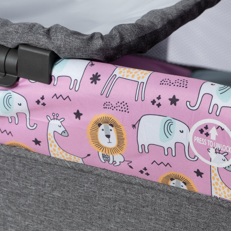 CUNA CORRAL MECEDORA SALLY EB716-3 OH EBABY ROSADO