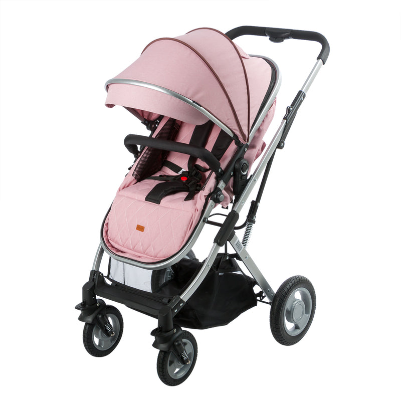 COCHE CUNA MOISES RONDA EB135 ROSADO EBABY