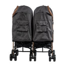 COCHE GEMELAR DANTERO EB1264-1 NEGRO EBABY