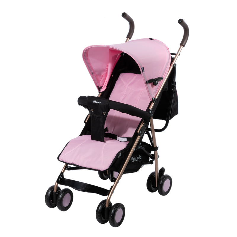 COCHE PASEADOR BASTON ZAZU EB217 ROSADO EBABY