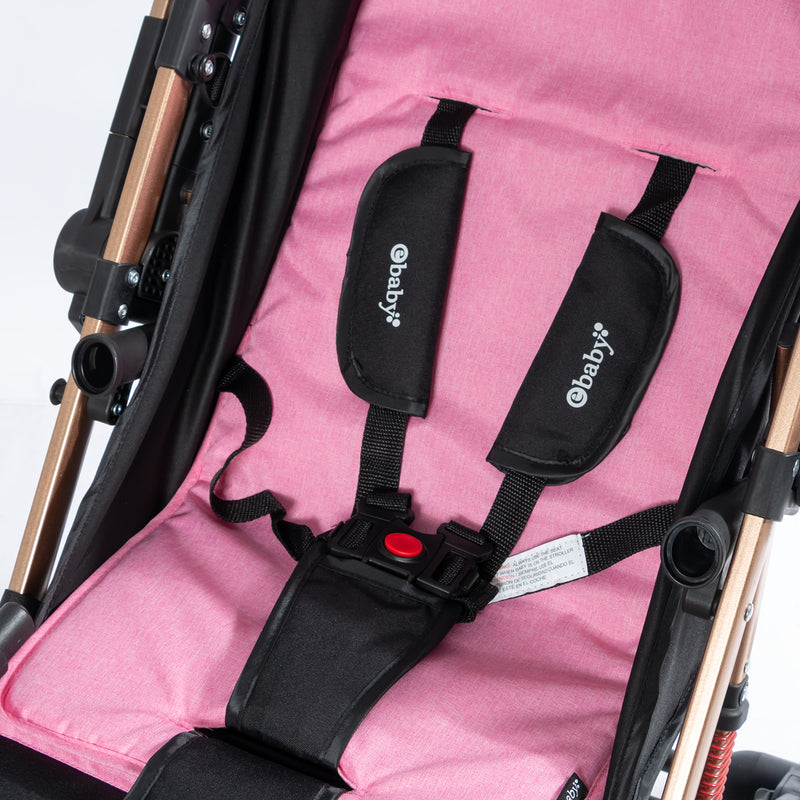 COCHE MALETA RUDI ROSADO EB119 EBABY