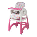SILLA DE COMER LARA -EB645-1 ROSADO CONEJOS EBABY