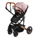 Coche cuna moisés de lujo ROMÁN- EB 163 ROSADO EBABY