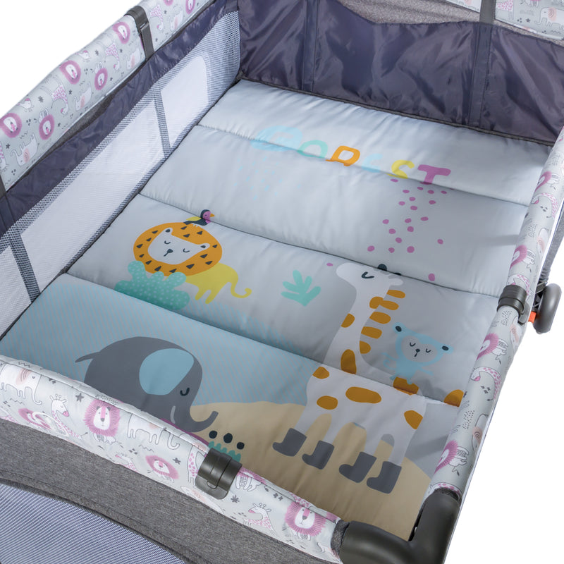 CUNA CORRAL MECEDORA SALLY EB716-3 OH EBABY ROSADO