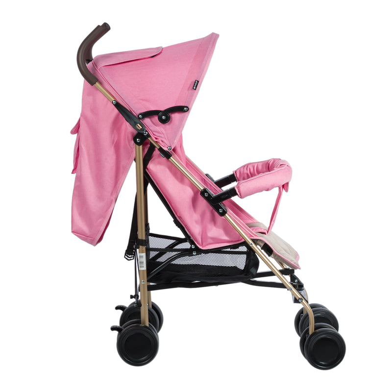 COCHE BASTON TRAVIS EB214-3A EBABY ROSADO
