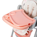 SILLA DE COMER MECEDORA GRAVY EB637 ROSA UNICORNIOS EBABY