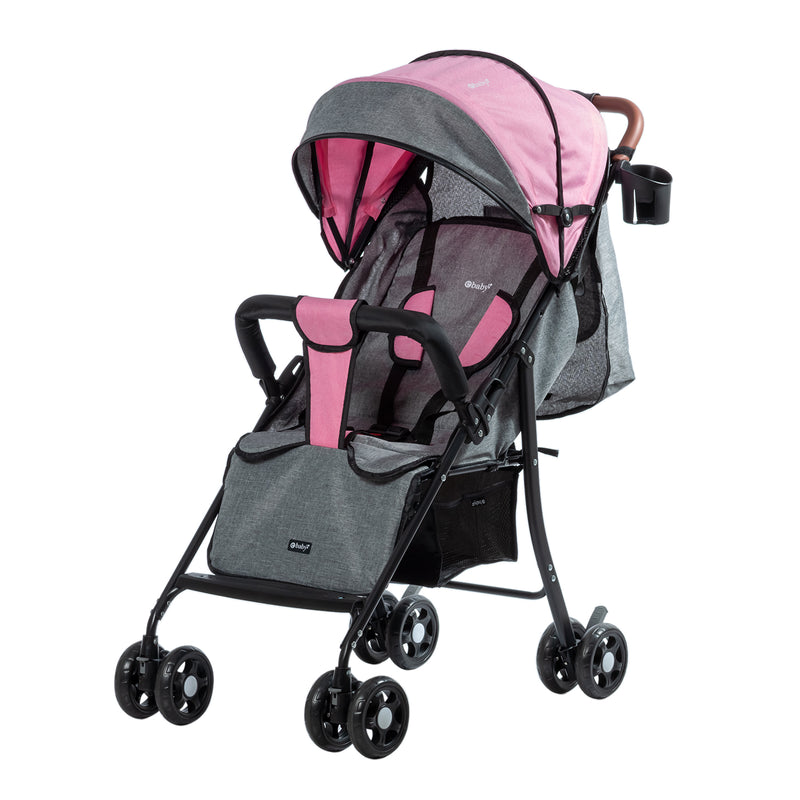 COCHE PASEADOR NAT EB1002 ROSADO EBABY