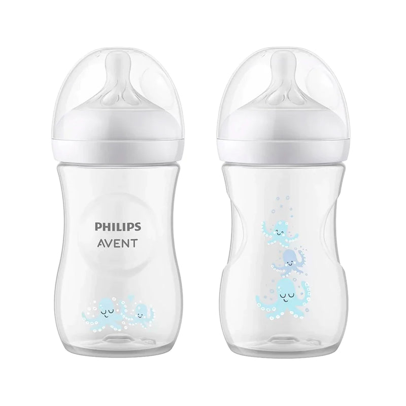 Set Regalo Natural Response 2 Teteros + 2 Chupos SCD837/11 Avent