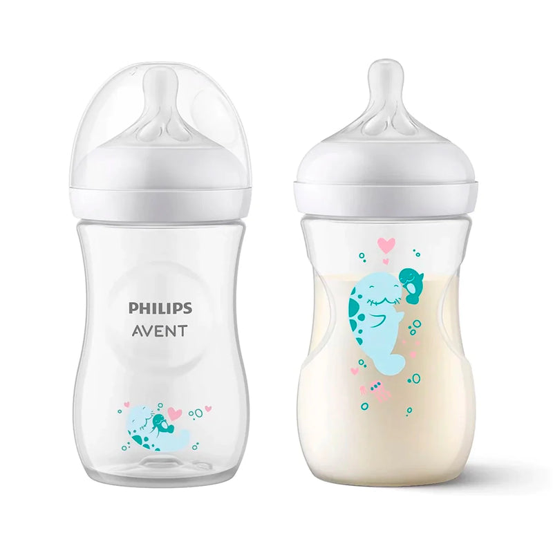 Set Regalo Natural Response 2 Teteros + 2 Chupos SCD837/11 Avent