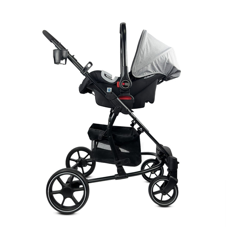 COCHE TRAVEL SYSTEM PRIMA SL461A BEBESIT GRIS-