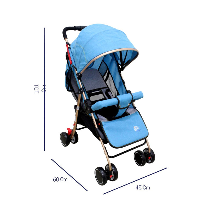 COCHE ESTÁNDAR T608GF BABY KAYS AZUL