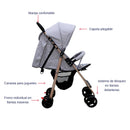 COCHE PASEADOR 568 BABY KAYS GRIS