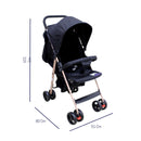 COCHE PASEADOR 568 BABY KAYS NEGRO