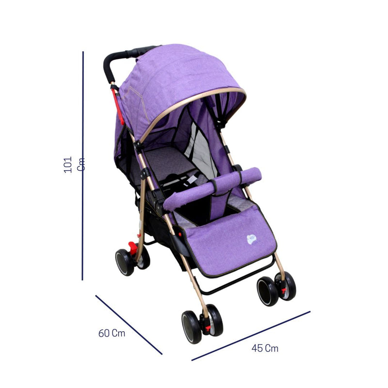COCHE ESTÁNDAR T608GF BABY KAYS LILA