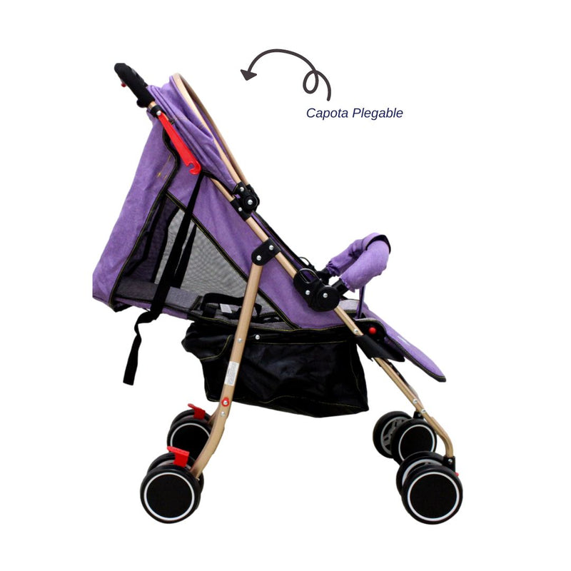 COCHE ESTÁNDAR T608GF BABY KAYS LILA