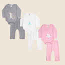 CONJUNTO BEBE NIÑA MLPL 10772 FOR BABY