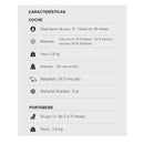 COCHE + PORTABEBÉ FAST TS ROSADO HAPPY BABY